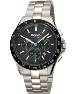 Купить Титановые наручные часы Boccia Titanium 3733-03 с хронографом в E-mobi