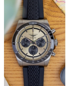 Купить Швейцарские механические наручные часы Longines L3.835.4.32.9 с хронографом  в E-mobi