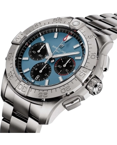 Купить Швейцарские механические наручные часы Breitling AB0147101C1A1 с хронографом  в E-mobi