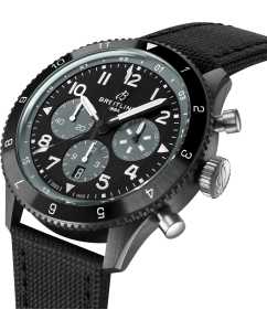 Купить Швейцарские механические керамические наручные часы Breitling SB04451A1B1X1 с хронографом  в E-mobi