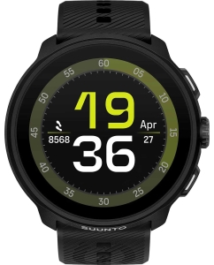 Купить Умные часы Suunto Run All Black Silicone Strap SS051272000 в E-mobi