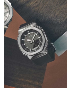 Купить Японские наручные часы Casio G-SHOCK GM-S2110-1A1 с хронографом  в E-mobi