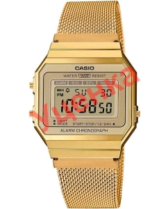 Купить Японские наручные часы Casio Vintage A700WEMG-9AEF-ucenka-1 с хронографом  в E-mobi