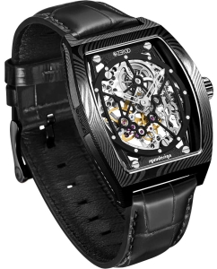 Купить Японские механические наручные часы ZEROO ZM001DBBK  в E-mobi