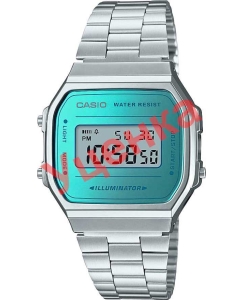 Купить Японские наручные часы Casio Vintage A-168WEM-2E-ucenka-2 с хронографом  в E-mobi