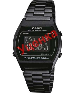 Купить Японские наручные часы Casio Vintage B640WB-1B-ucenka с хронографом  в E-mobi