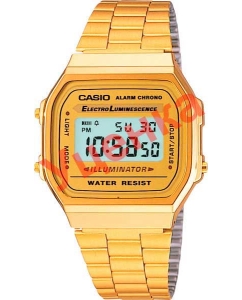 Купить Японские наручные часы Casio Vintage A-168WG-9-ucenka-1 с хронографом  в E-mobi