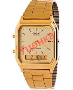 Купить Японские наручные часы Casio Vintage AQ-230GA-9D-ucenka-1 с хронографом  в E-mobi