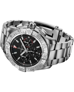 Купить Швейцарские механические титановые наручные часы Breitling EB0148101B1E1 с хронографом  в E-mobi