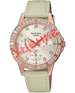Купить Японские наручные часы Casio Sheen SHE-3517PGL-9AUEF-ucenka  в E-mobi