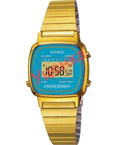 Купить Японские наручные часы Casio Vintage LA-670WEGA-2E-ucenka с хронографом  в E-mobi