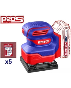 Купить Аккумуляторная шлифовальная машина emtop ELSHS2014 в E-mobi