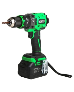 Купить Аккумуляторная ударная бесщеточная дрель-шуруповерт в кейсе WORTEN 150 Нм, 2х4.0Ач, 21В КА-90000703  в E-mobi