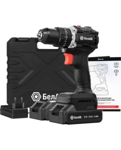 Купить Ударная дрель-шуруповерт БелАК бесщеточная, 21V 55Hm, в кейсе, 2 АКБ (1500+2000) БАК.53315 в E-mobi