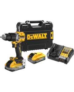 Купить Аккумуляторная ударная дрель-шуруповерт DEWALT 18 В, 2000 об/мин, 34000 уд/мин, с 2 АКБ 5 Ач и ЗУ, в кейсе TSTAK DCD805H2T DCD805H2T-QW в E-mobi