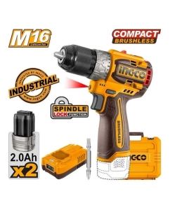 Купить Аккумуляторный бесщеточный шуруповерт INDUSTRIAL 16 В 60 Нм 22+1 INGCO CDLI16682  в E-mobi