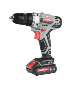 Купить Аккумуляторная дрель-шуруповерт ПОБЕДА ДА-14/2 Ли 180201635  в E-mobi