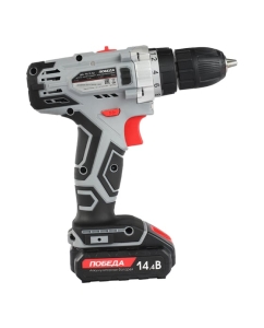 Купить Аккумуляторная дрель-шуруповерт ПОБЕДА ДА-14/2 Ли 180201635  в E-mobi
