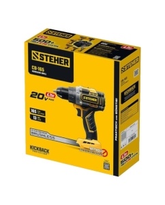 Купить Бесщеточная дрель-шуруповерт STEHER 20 В, 165 Н·м, без АКБ (LMS) CB-165  в E-mobi