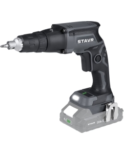 Купить STAVR Шуруповерт по гипсокартону 18V UNI-M, Push Drive, 0-4850 об/мин, подсветка, фиксатор выключателя (без АКБ и ЗУ), SDS 18BL, Ставр 9022300076 в E-mobi