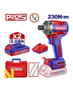 Купить Аккумуляторный ударный шуруповерт emtop ECIRL2023 в E-mobi