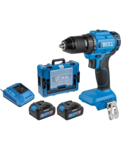 Купить Аккумуляторная дрель-шуруповерт BULL SR 1803 Xcase XLTpro бесщеточная, 2x4 А*ч, 18 В, 45 Н*м, БЗП 13 мм ЦЗ-0859170900 в E-mobi