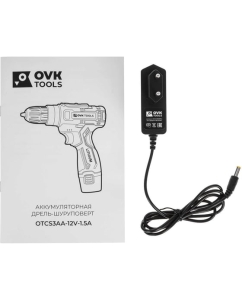 Купить Аккумуляторная дрель-шуруповерт OVK TOOLS OTCS3AA-12V-1.5A  в E-mobi