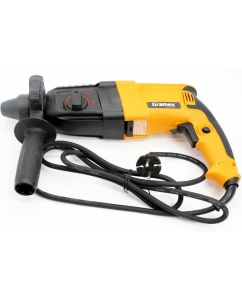 Купить Перфоратор электрический Gramex HRH-980 (980Вт,0-1300об/мин,0-5500уд/мин,3,3Дж,3 реж,SDS+) кейс (1/4) 4195  в E-mobi