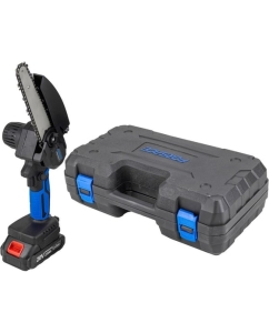 Купить Цепная аккумуляторная пила Forsage 2 полотна для пилы/4 цепи, 1 аккумулятор Li-ion 20V, 2.0Ah, в кейсе F-CSR 1018 E(56461) в E-mobi