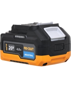 Купить Батарея аккумуляторная PROCRAFT Li-Ion 20В 4Ач BAT20/4 Industrial  в E-mobi