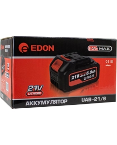 Купить Аккумулятор EDON UAB-21/6.0 (Li-ion, 6,0A/h) 22684  в E-mobi