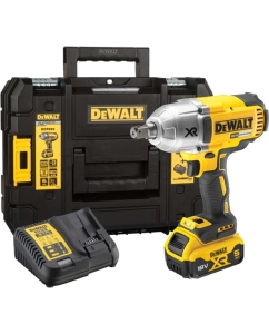 Купить Аккумуляторный гайковерт Dewalt DCF899P1, 18 В, 950 Нм, 2400 уд/мин, с АКБ 5 Ач и ЗУ, в кейсе TSTAK DCF899P1-QW в E-mobi