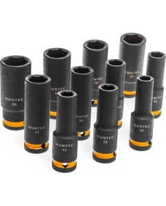 Купить Набор с аккумуляторным гайковертом RUNTEC ударными головками и аксессуарами 1/2, 8-32 мм, CrMo в ложементе EVA, 39 пр. RT-IWIS1E39F  в E-mobi