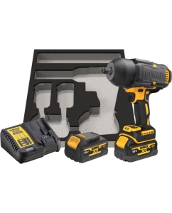 Купить Аккумуляторный гайковерт DEWALT DCF900P2G, 18В, 1898Нм, 2200 уд/мин, с 2 АКБ 5 Ач и ЗУ, в чехле DCF900P2G-QW  в E-mobi