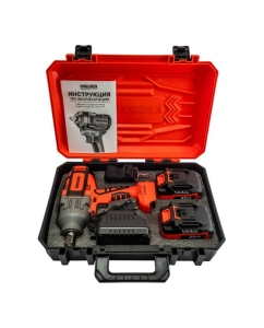 Купить Гайковерт бесщеточный KINGQUEEN 2 АКБ 21В, 3/4, 2200N/m KQ-289  в E-mobi