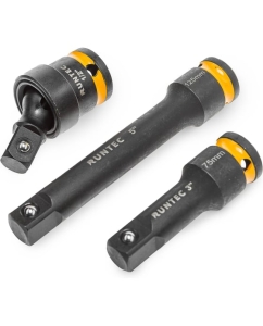 Купить Набор с пневмогайковертом RUNTEC ударными головками и аксессуарами 1/2, 8-32 мм, CrMo в ложементе EVA, 53 предмета RT-ISPE53F  в E-mobi