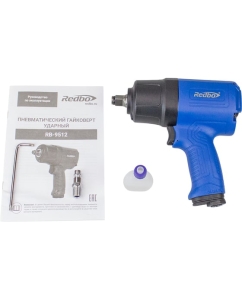 Купить Пневматический гайковёрт ударный Redbo RB-9512 (1/2, 1100Нм,198л/мин, 7800 об/мин, 6,3 бар) 39163  в E-mobi