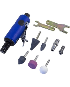 Купить Пневмозачистная машинка с комплектом камней ROCKFORCE 11 предметов RF-RP7313 в E-mobi