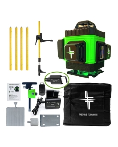 Купить Профессиональный лазерный уровень LT L16-360А + штанга распорная 3.6м L16-360A/3.6м в E-mobi