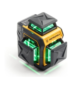 Купить Профессиональный лазерный уровень INSTRUMAX Комплект LINEPRO 3D BAZA SET + Штатив (для лазерного уровня, усиленный, подъемный механизм, ¼ дюйма) ACULA STAND 1700 IM0212  в E-mobi