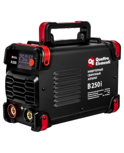 Купить Аппарат электродной сварки QUATTRO ELEMENTI B 250i (250А, электроды до 5.0 мм, LED дисплей, TIG-Lift) 922-654 в E-mobi