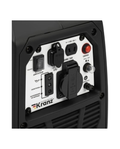 Купить Генератор инверторный KRANZ KR1200I, 1,2кВт, 230В, 2л, закрытый корпус, ручной старт KR-16-1145  в E-mobi