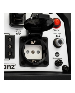 Купить Генератор инверторный KRANZ KR1200I, 1,2кВт, 230В, 2л, закрытый корпус, ручной старт KR-16-1145  в E-mobi