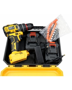 Купить Ударная бесщеточная аккумуляторная дрель-шуруповерт BlackWeld JZ02-10-2Y 21V 2.0Ah 150183  в E-mobi