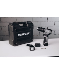 Купить Дрель-шуруповерт аккумуляторная Debever бесщеточная, 45Nm, 19+3, 10мм, 12В; в компл. АКБ 1,5 а/ч; з/у 0,4 а/ч DBE-7311CKIT  в E-mobi