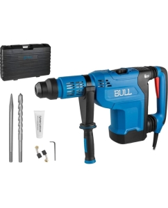 Купить Перфоратор BULL BH 5001 в чем. 1500Вт, 5-15Дж, 50мм, 2 реж. + 1 зуб., 1 сверло, SDS-max, рег. об. 1333955 в E-mobi