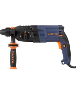 Купить Перфоратор монтажный MAX-PRO 800 Вт, 0-1100 об/мин, 2,8 Дж, 3 режима, Д/Б/М-30/26/13, 3,4 кг, SDS-PLUS, антивибрационная ручка, резиновые вставки, рез 85084  в E-mobi