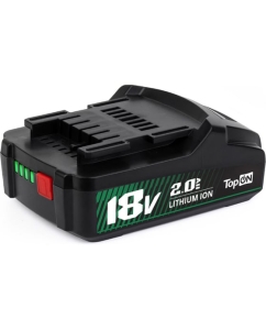 Купить Аккумулятор для Metabo TopOn 18V 2.0Ah Li-Ion PN: 625457000. TOP-MET-18-2.0  в E-mobi