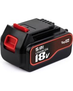 Купить Аккумулятор TopON для Black &amp; Decker 18V 5.0Ah (Li-ion) PN: BL4018-XJ TOP-BD-18-5.0  в E-mobi