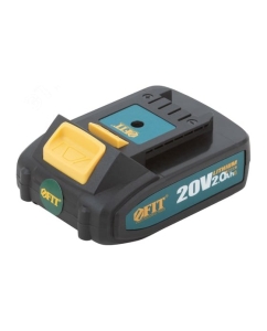 Купить Батарея аккумуляторная FIT 20 В, Li-Ion, 2,0 Ач, 0,4 кг, индикатор заряда, коробка 79935 в E-mobi